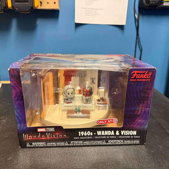 Funko Other - Funko Mini Moments Wanda & Vision 1960s Playset